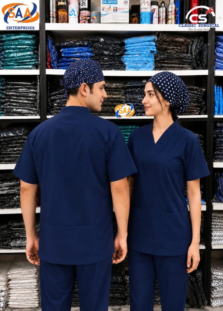 Pro Spark Navy Blue <br> DR. Scrub Suit