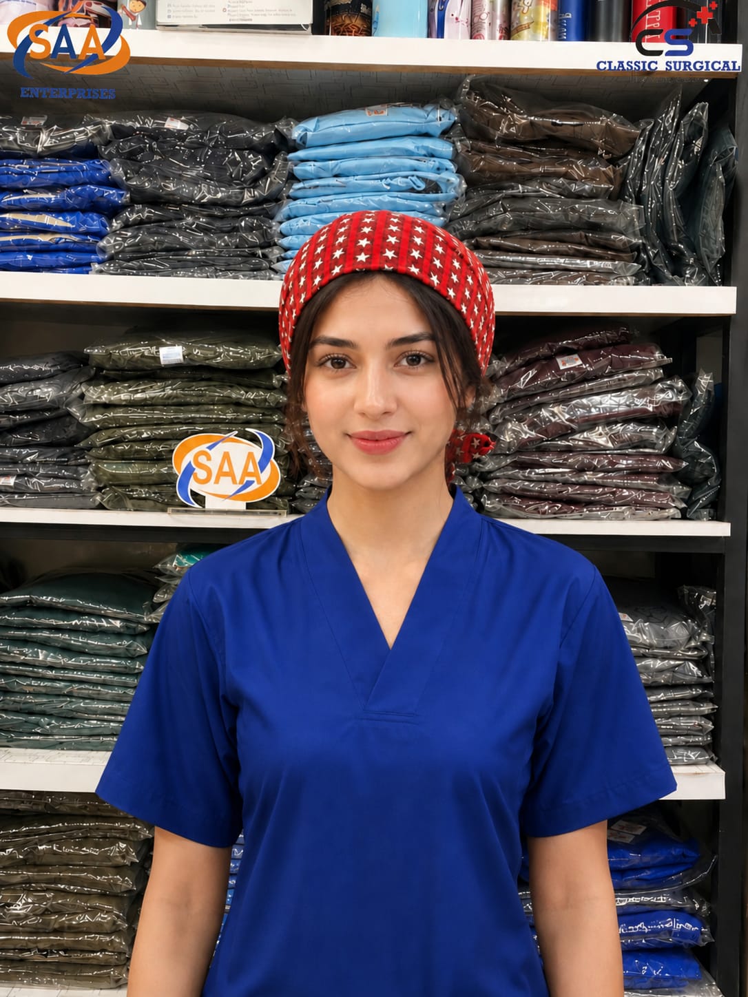 Pro Spark Royal Blue Unisex <br> DR. Scrub Suit - Image 7