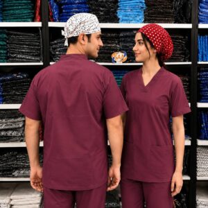 Pro Spark Maroon Unisex <br> DR. Scrub Suit