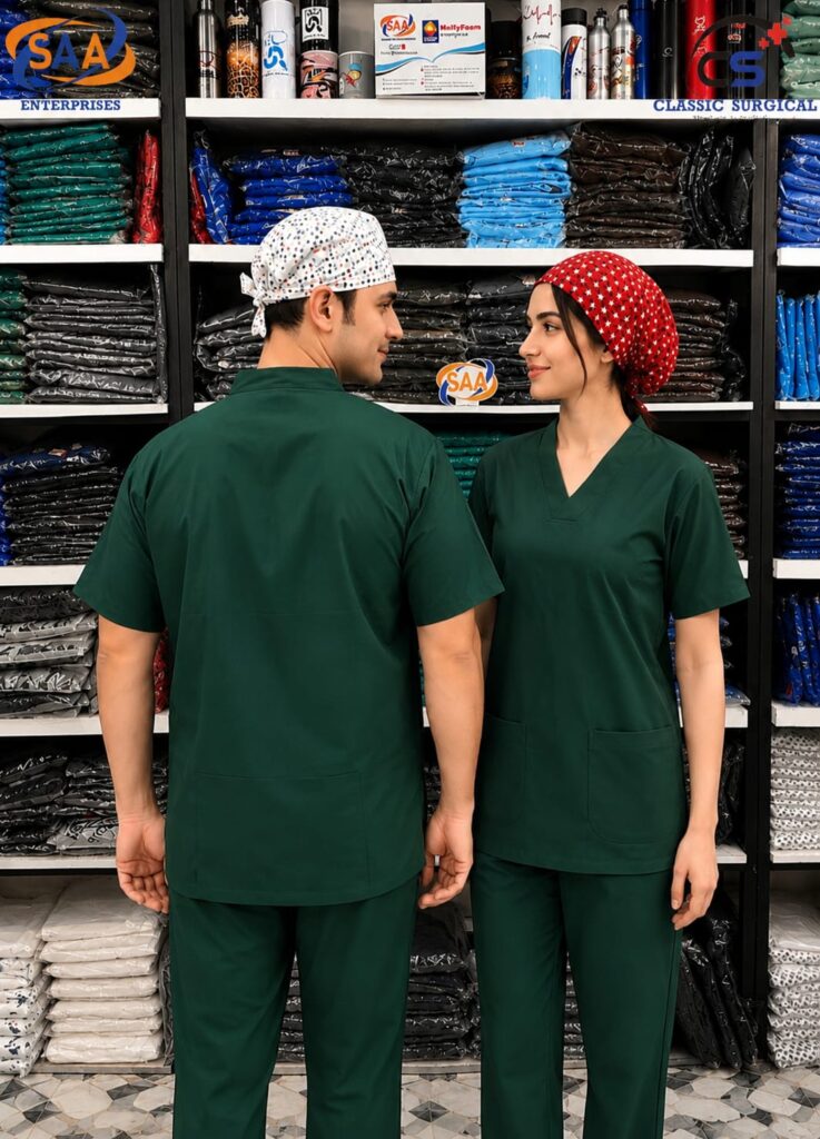 Pro Spark Dark Green <br> DR. Scrub Suit