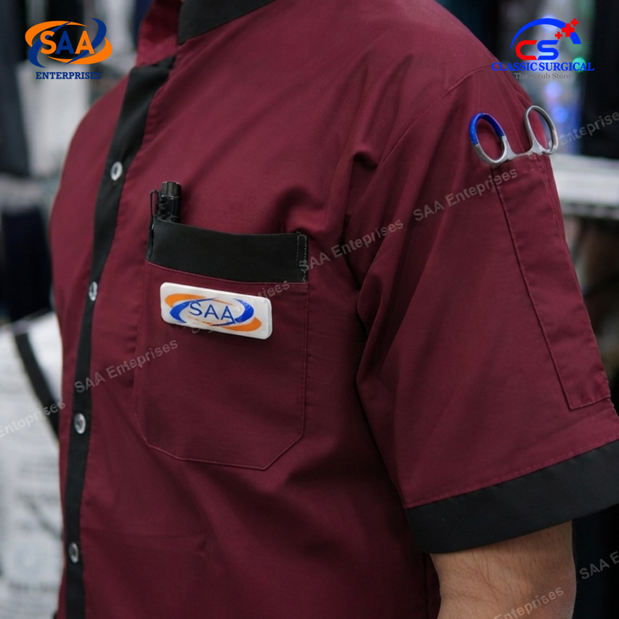 Staff Uniform Mahroon Male - Image 4