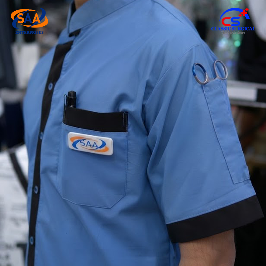 Staff Uniform Sky Blue Male - Image 3