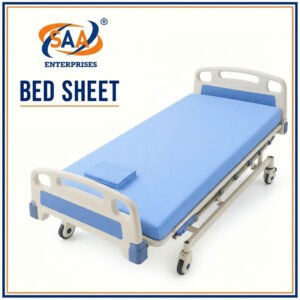 Hospital linen Bed Sheets Sky Blue