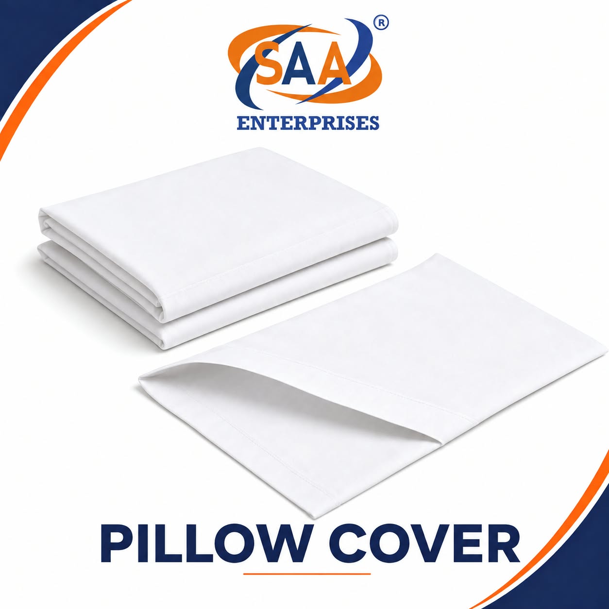 Hospital linen Pillow Cover White - Image 2