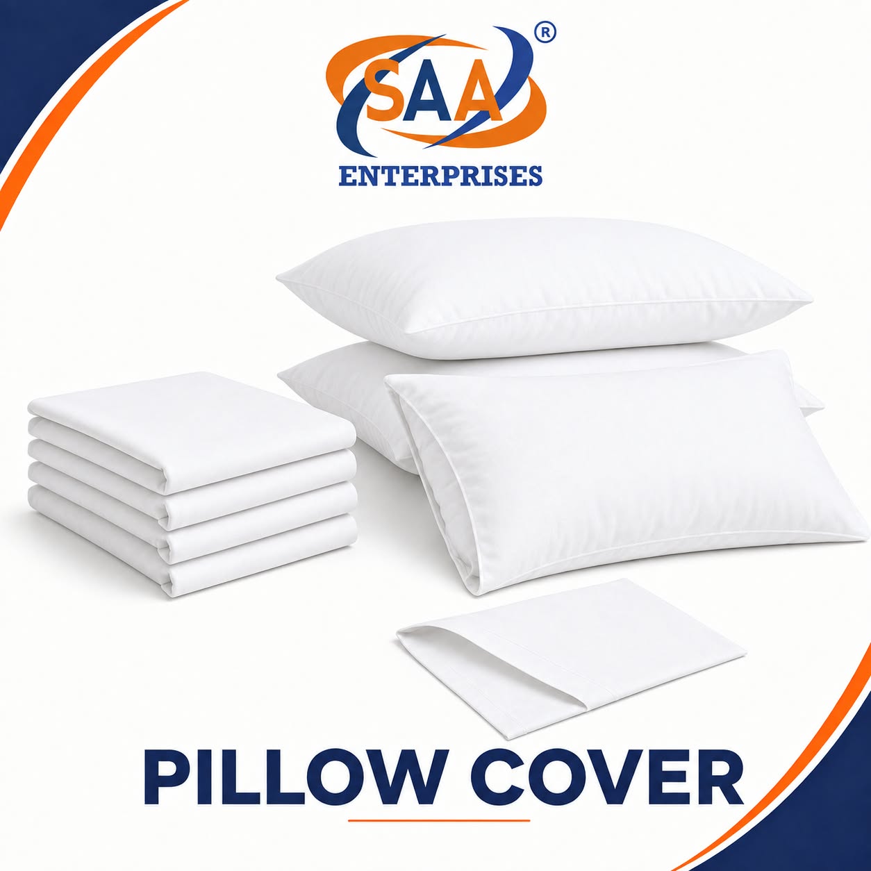 Hospital linen Pillow Cover White