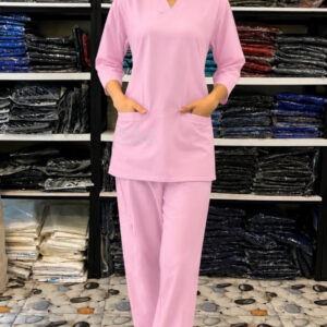 Pro Flexi Female Pink DR.Scrub Suit