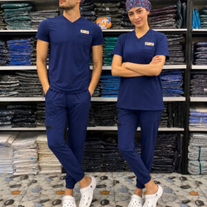 Pro Blush Male & Female Navy Blue DR.Scrub Suit