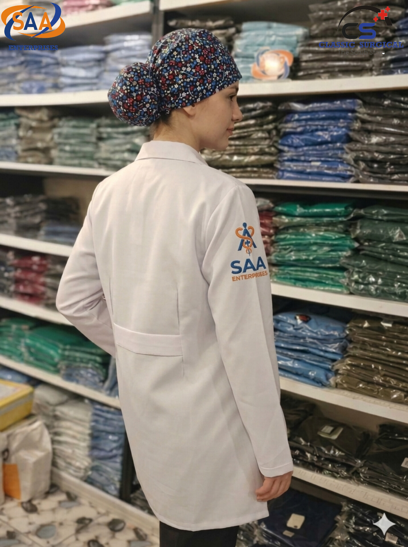 Colors Female Lab Coat - Image 8
