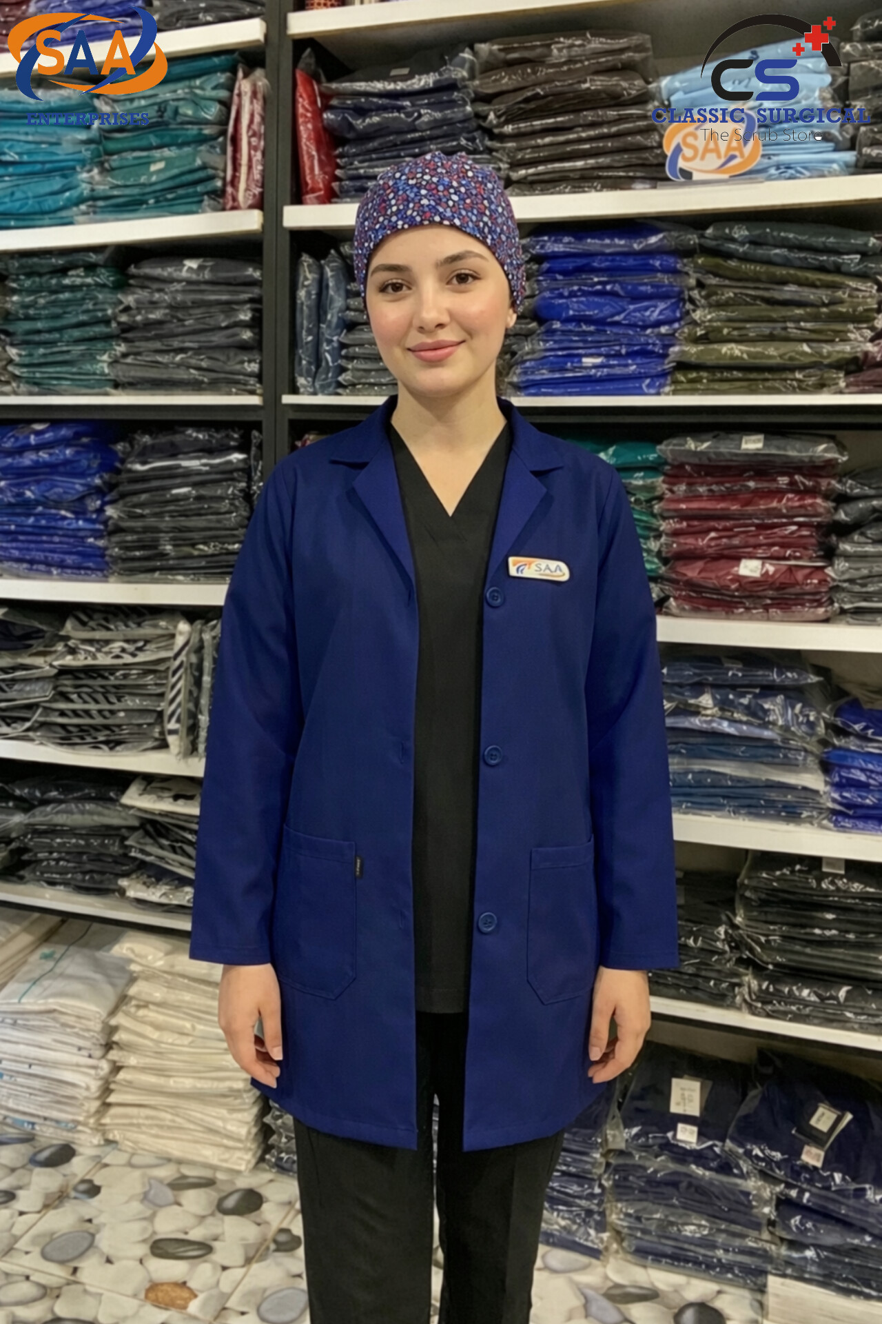 Colors Female Lab Coat - Image 6