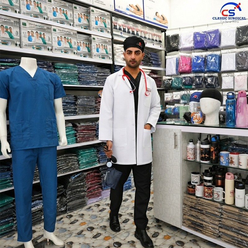 Pro Galaxy Male Lab Coat