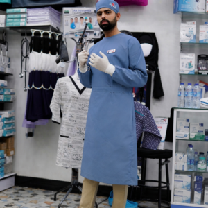 Surgeon Gown Sky Blue Male