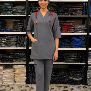 Pro Max Female Gray <br> DR.Scrub Suit
