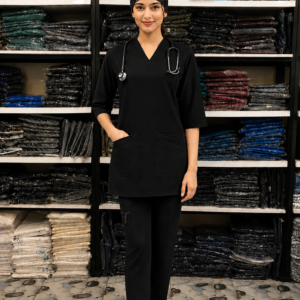 Pro Max Female Black <br> DR.Scrub Suit