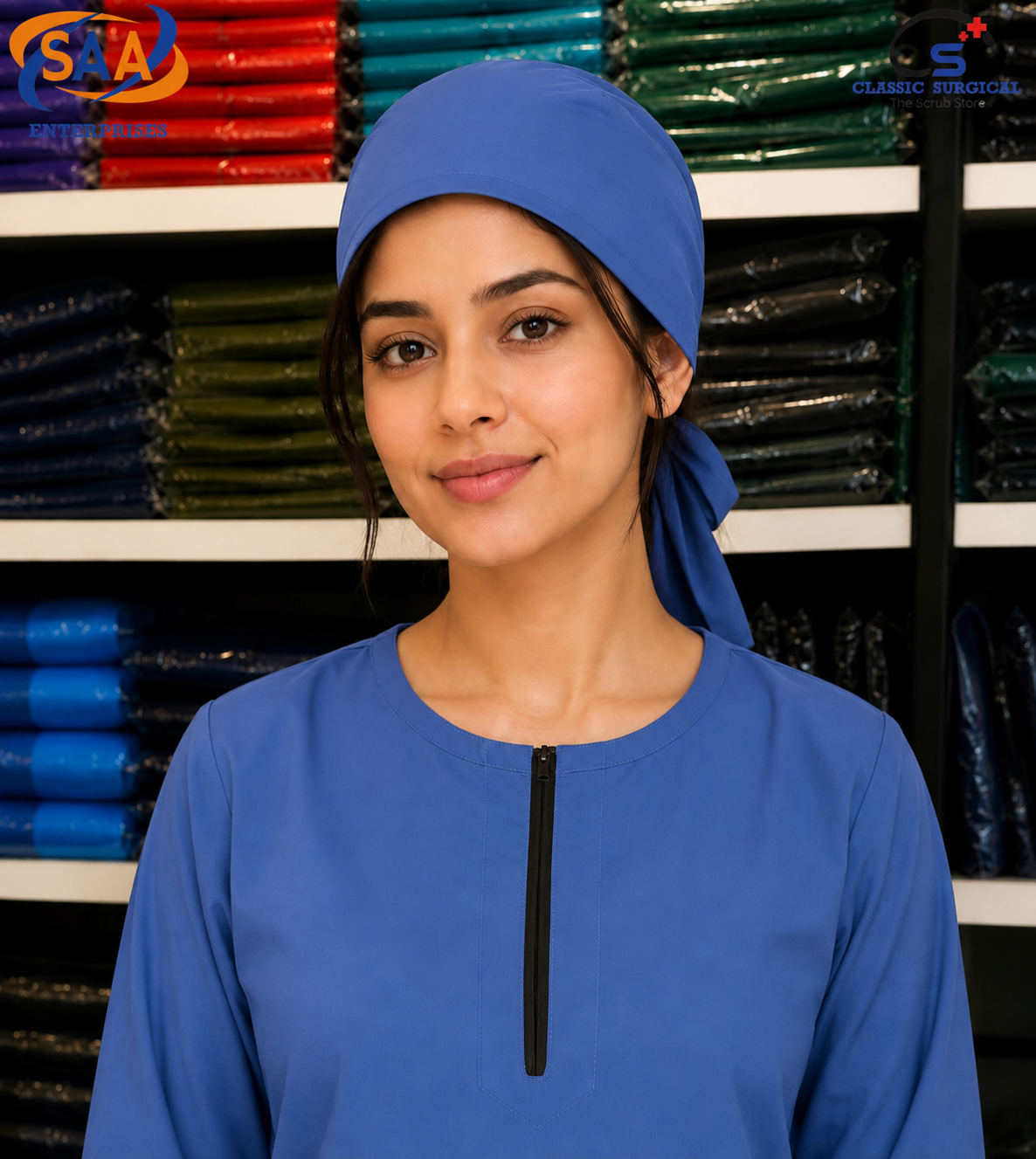 Staff Uniform Sky Blue Female - Image 3