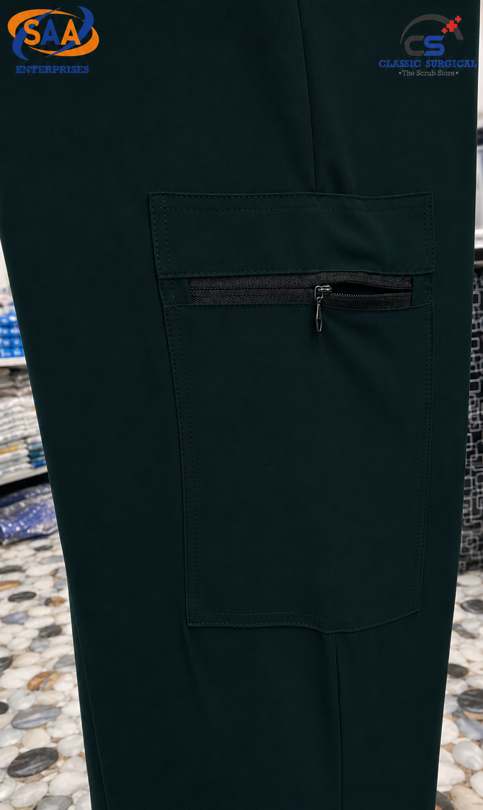Pro Flexi Female Bottle Green DR.Scrub Suit - Image 5