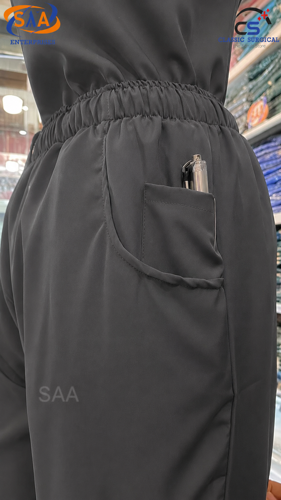 Pro Flexi Female Gray DR.Scrub Suit - Image 6