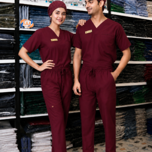 Pro Flexi Mahroon Unisex DR.Scrub Suit