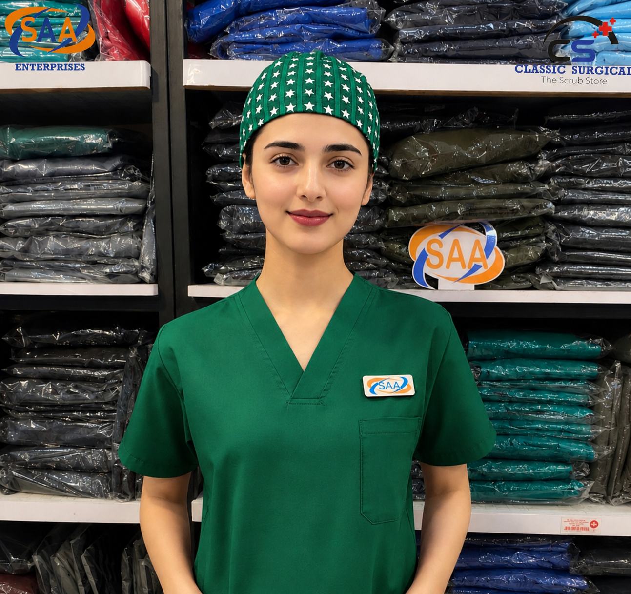 Pro Lush Green Dr. Scrub Male & Female - Image 7